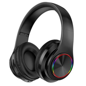 B39 Foldable BT 5.0 Headset With Breathing Light Support TF Card