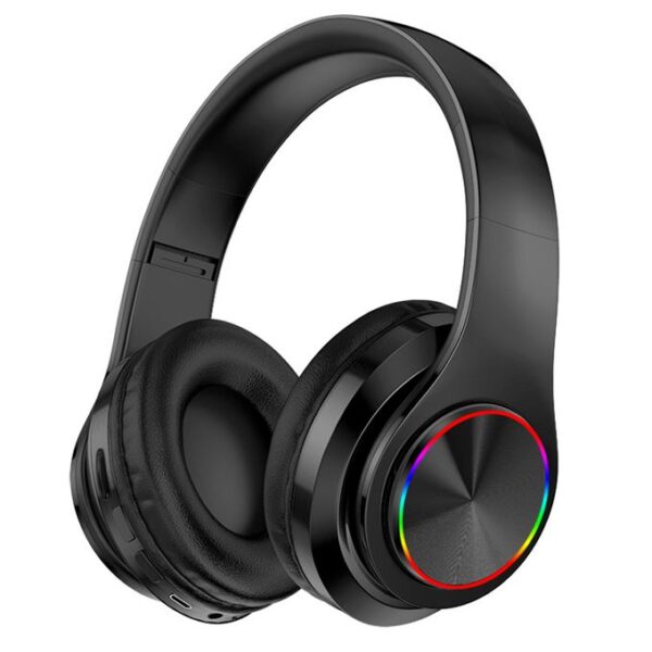 B39 Foldable BT 5.0 Headset With Breathing Light Support TF Card