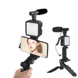 Gimbal Vblogging Kit/ Video Maker Kit+Mic+Tripod+Holder/ Light