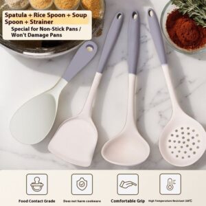4-piece silicone kitchenware set