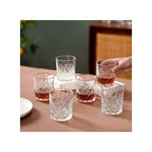 6pcs Of Glass Ware Transparent whisky Glass Cup